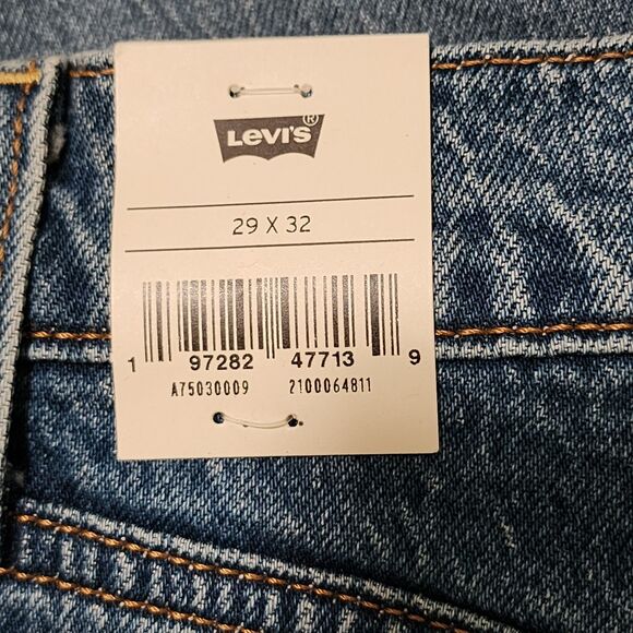 NWT $98 Levi's Womens Ribcage Bell Wide Leg Super High Rise Jeans Blue Sz 29/32 - Picture 9 of 14